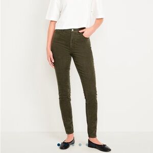 Old Navy Green Corduroy Skinny Jeans 14Tall